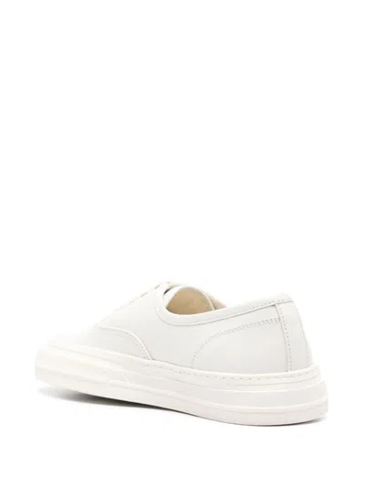 Shop Common Projects Four Hole Suede Sneakers In White