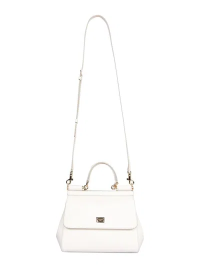 Shop Dolce & Gabbana Bag "sicily" In White