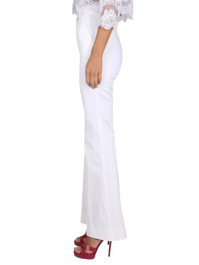 Shop Dolce & Gabbana Flare Pant In White