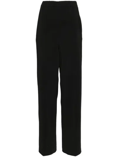 Shop Fabiana Filippi Straight-leg Trousers In Black