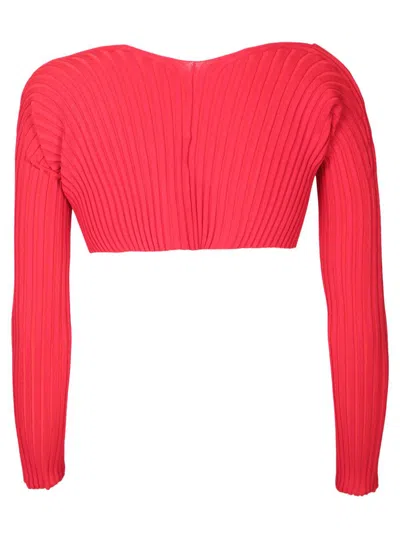 Shop Jacquemus Cardigans In Red
