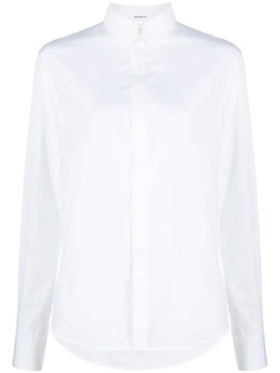 Shop Wardrobe.nyc Classic Cotton Shirt In White