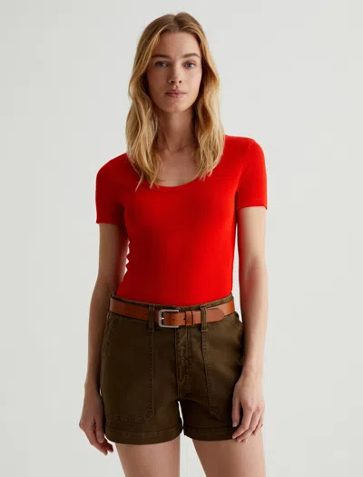 Shop Ag Jeans Jessie Top In Red