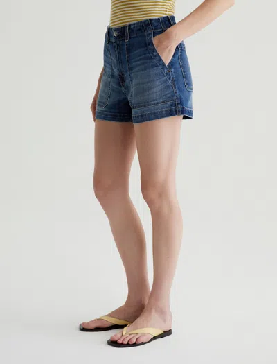 Shop Ag Jeans Analeigh Short In Blue