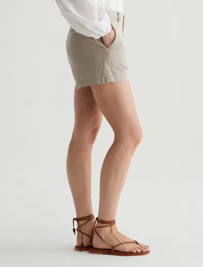 Shop Ag Jeans Caden Short In Khaki