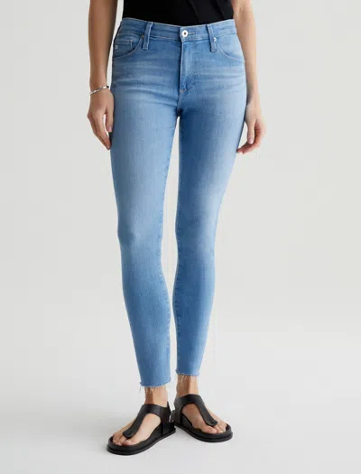 Shop Ag Jeans Farrah Skinny Ankle In Blue