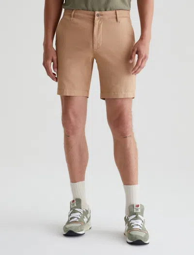 Shop Ag Jeans Wanderer Short In Khaki