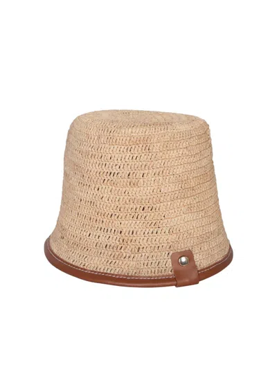 Shop Jacquemus Hats In Brown