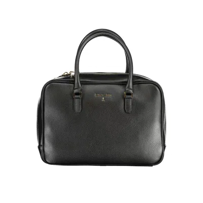 Shop Patrizia Pepe Black Leather Handbag