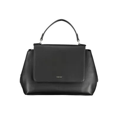 Shop Calvin Klein Black Polyester Handbag