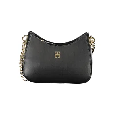 Shop Tommy Hilfiger Black Polyethylene Handbag