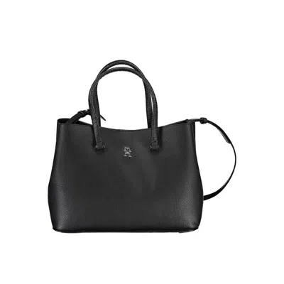 Shop Tommy Hilfiger Black Polyethylene Handbag