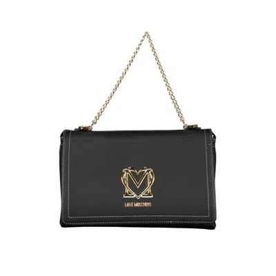Shop Love Moschino Black Polyethylene Handbag