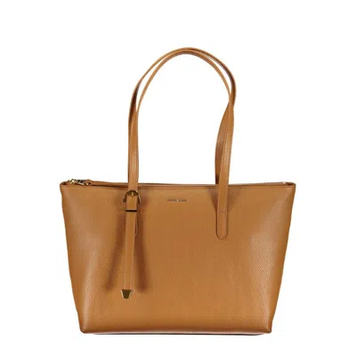 Shop Coccinelle Brown Leather Handbag