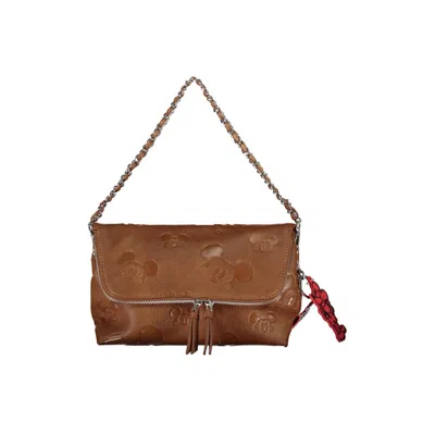 Shop Desigual Brown Polyethylene Handbag