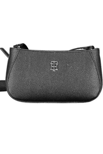 Shop Tommy Hilfiger Chic Black Adjustable Shoulder Bag