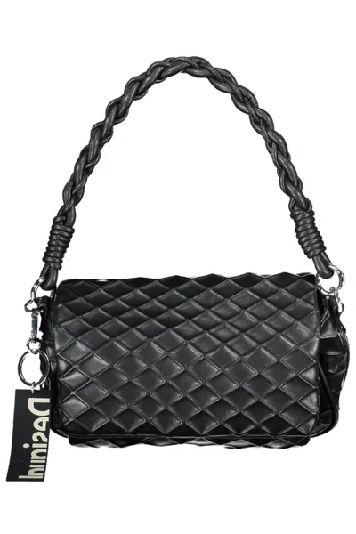 Shop Desigual Chic Black Expandable Shoulder Bag