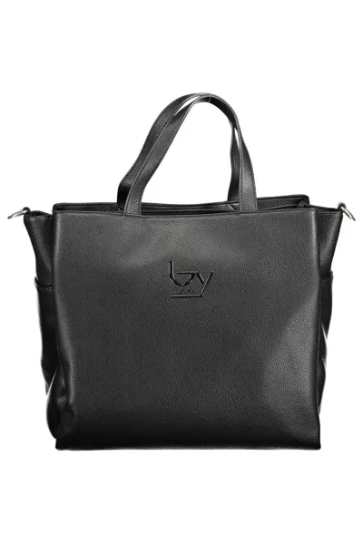 Shop Byblos Chic Black Multi-pocket Handbag