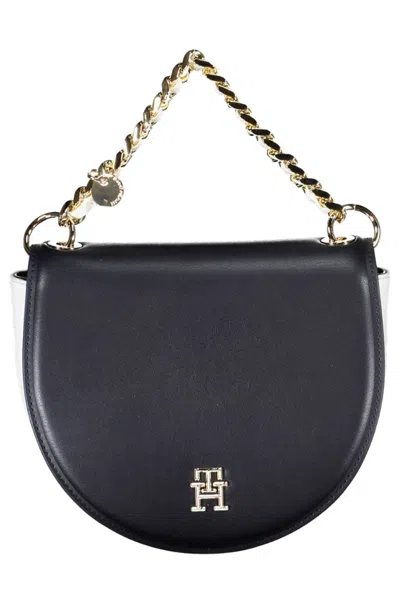 Shop Tommy Hilfiger Chic Blue Chain Handle Shoulder Bag