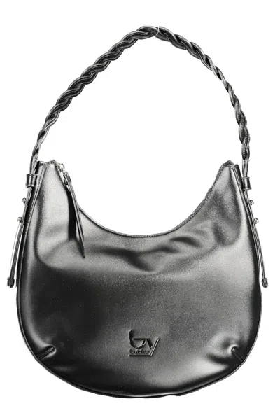 Shop Byblos Chic Contrasting Detail Black Shoulder Bag