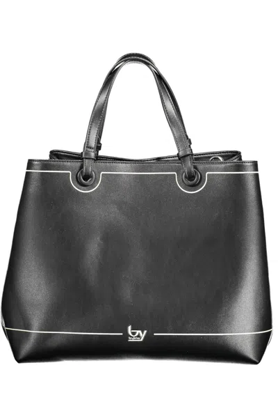 Shop Byblos Elegant Black Two-handled Shoulder Bag