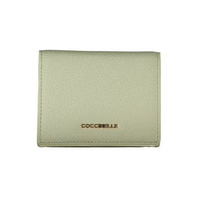 Shop Coccinelle Green Leather Wallet