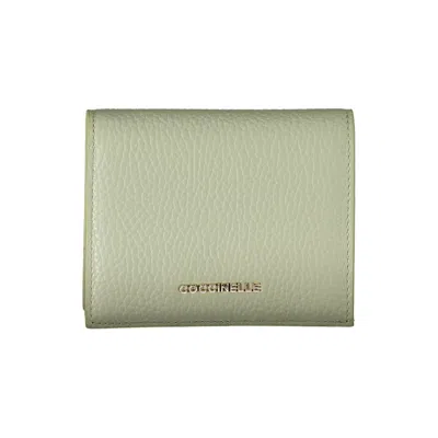 Shop Coccinelle Green Leather Wallet