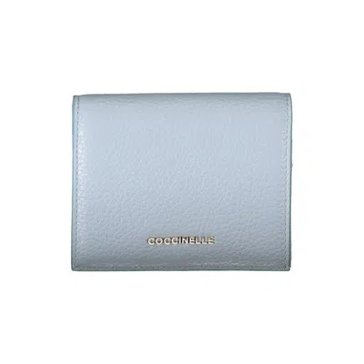 Shop Coccinelle Light Blue Leather Wallet