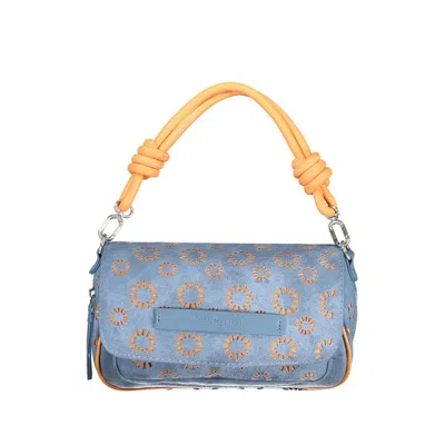 Shop Desigual Light Blue Polyethylene Handbag