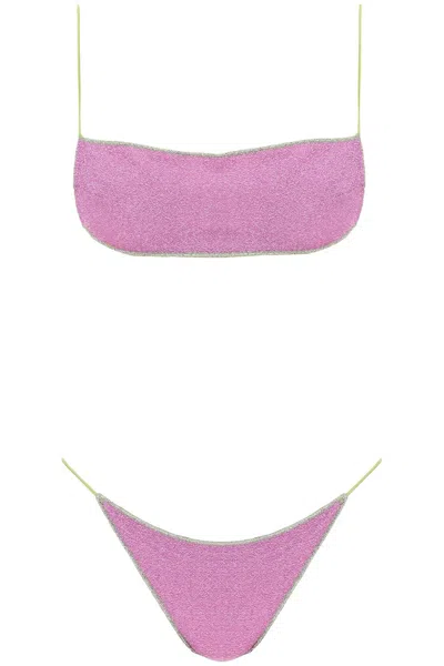 Shop Oseree Lumiere Bikini In Viola
