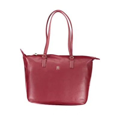 Shop Tommy Hilfiger Pink Polyester Handbag