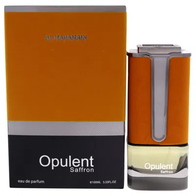 Shop Al Haramain Opulent Saffron By  For Men - 3.33 oz Edp Spray