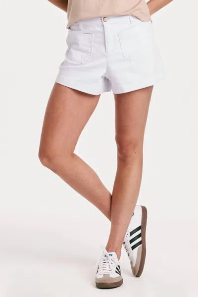 Another Love Carlisle Shorts In White In White