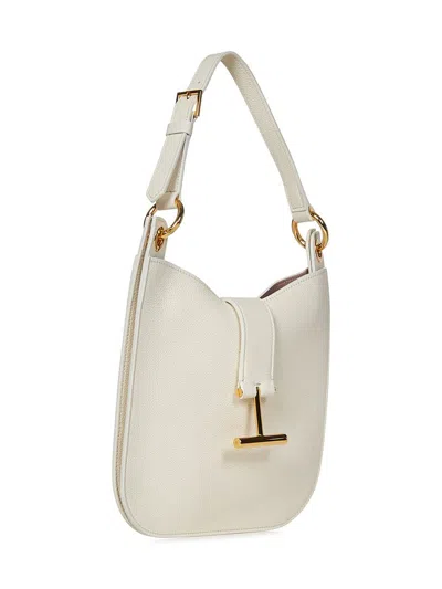 Shop Tom Ford Tara Small Shoulder Bag In White