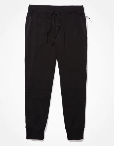 Shop American Eagle Outfitters Ae 24/7 Training Jogger In Black