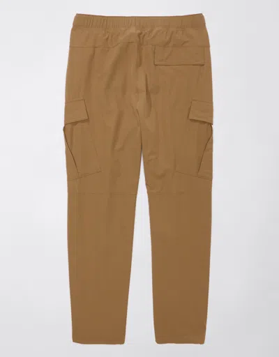 Shop American Eagle Outfitters Ae 24/7 Airflex+ Cargo Jogger In Brown
