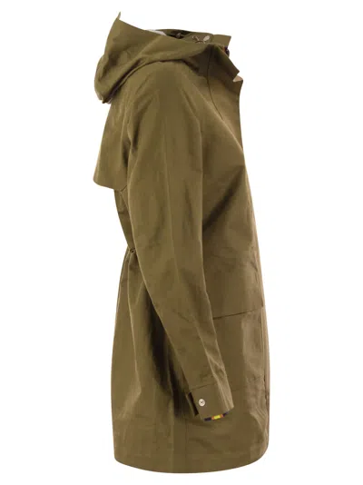 K-way K Way Thersa Hooded Jacket In Brown