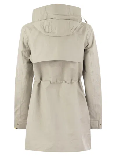 K-way Thersa - Hooded Jacket In Ice