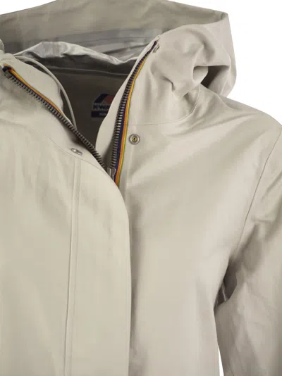 K-way Thersa - Hooded Jacket In Ice