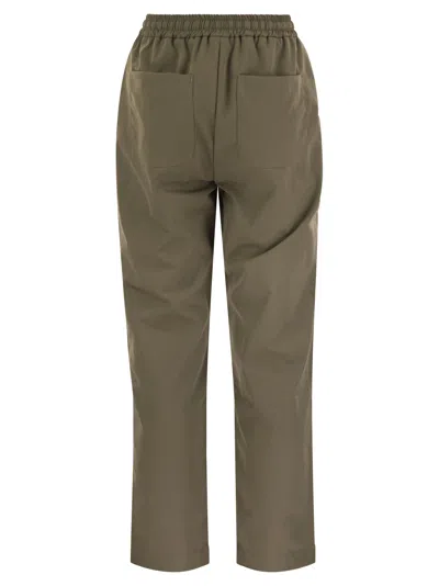 Shop Colmar Classy Trousers With Darts In Military Green