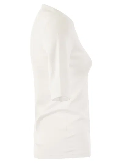 Shop Peserico T Shirt Bianco In White