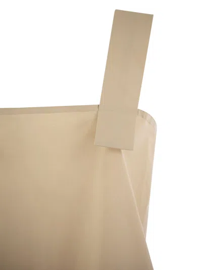 Antonelli Cotton Flared Top In Beige