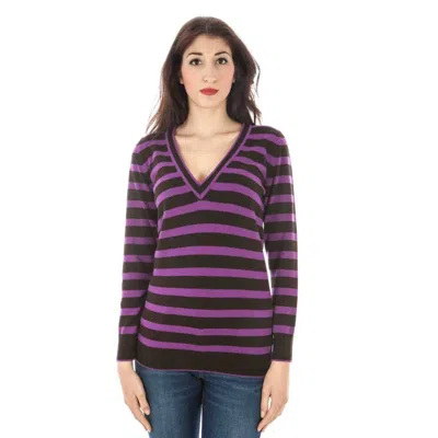 Shop Fred Perry F Perry Wool Women's Sweater In Purple