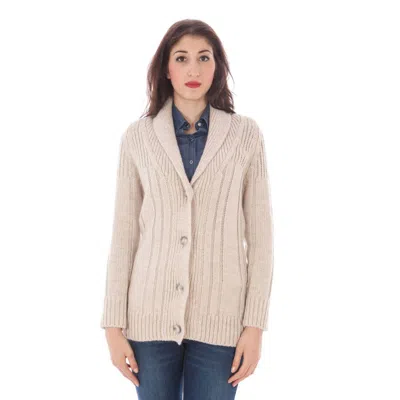 Shop Fred Perry F Perry Wool Women's Sweater In Beige