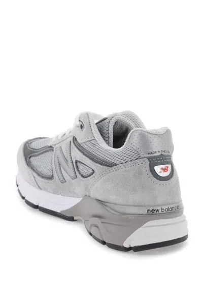Shop New Balance Made In Usa 990v4 In Grigio