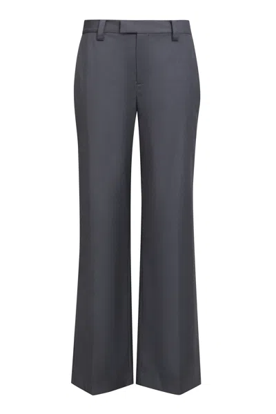 Shop Danielle Guizio Ny Athalia Trouser In Stone Grey