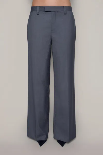 Shop Danielle Guizio Ny Athalia Trouser In Stone Grey