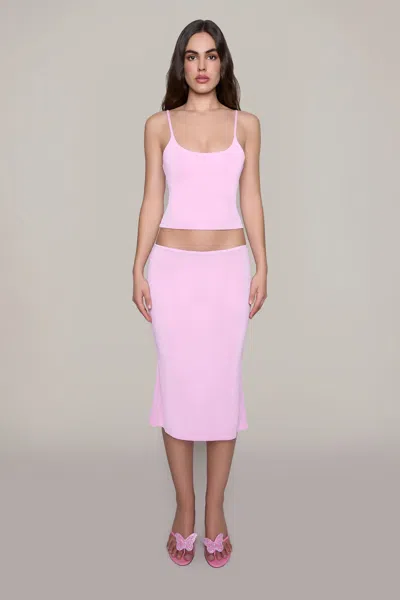 Shop Danielle Guizio Ny Ira Cami In Cotton Candy