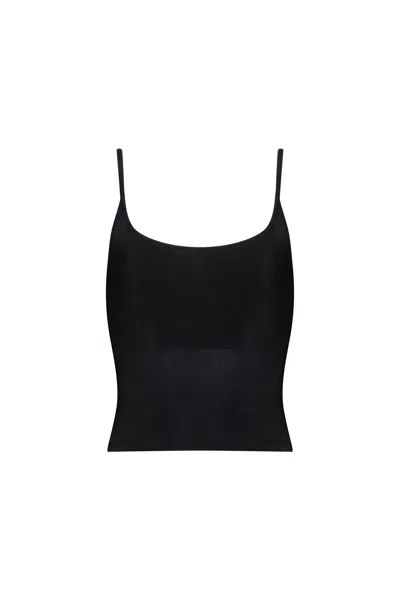 Shop Danielle Guizio Ny Ira Cami In Black