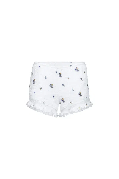 Shop Danielle Guizio Ny Vannetta Short In White